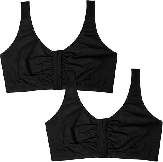 Fruit of the Loom Women's Front Close Builtup Sports Bra