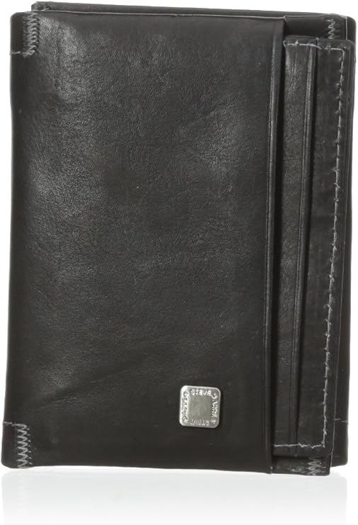 Steve Madden Men's Soft Pebble Trifold