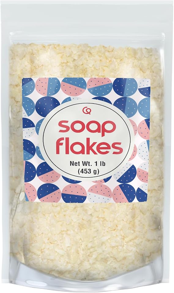 Soap Flakes, 1 Lb | For laundry applications, surface cleaning, and general household use