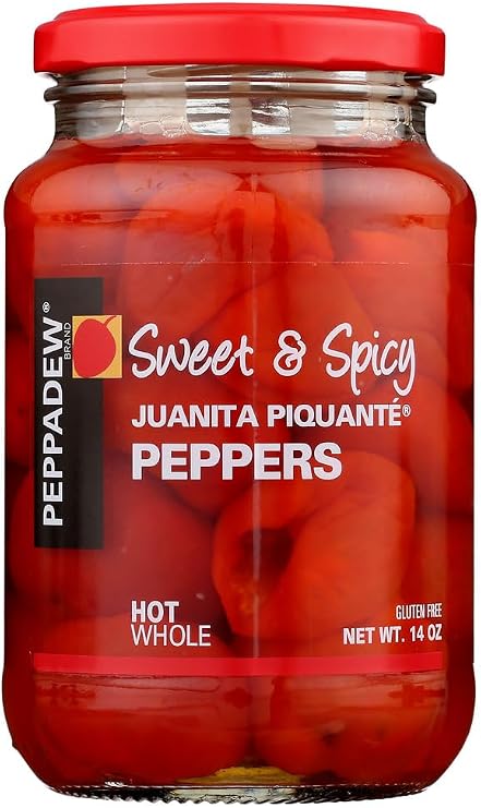 Peppadew Whole Piquante Peppers Sweet Hot (400g) - Pack of 6