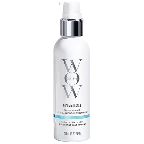 COLOR WOW Dream Cocktail Coconut Infused Frizz-Free Treatment | Coconut-infused leave-in treatment for dry, dehydrated, frizzy hair. Promotes silky strands, blow-dry boost, heat protectant