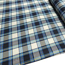 School Plaid Fabric, 100% Polyester, 60 Inches Wide, Over 100 Yards in Stock - 1 Yard - Multiple Colors - for School Uniforms and Garments