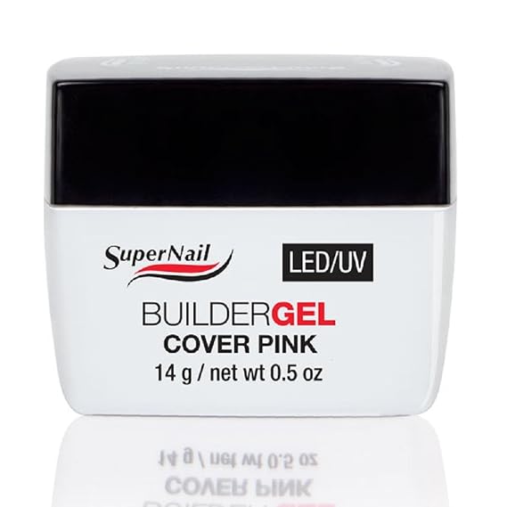Supernail LED/UV Builder Pink Gel Cover, 0.5 Fluid Ounce