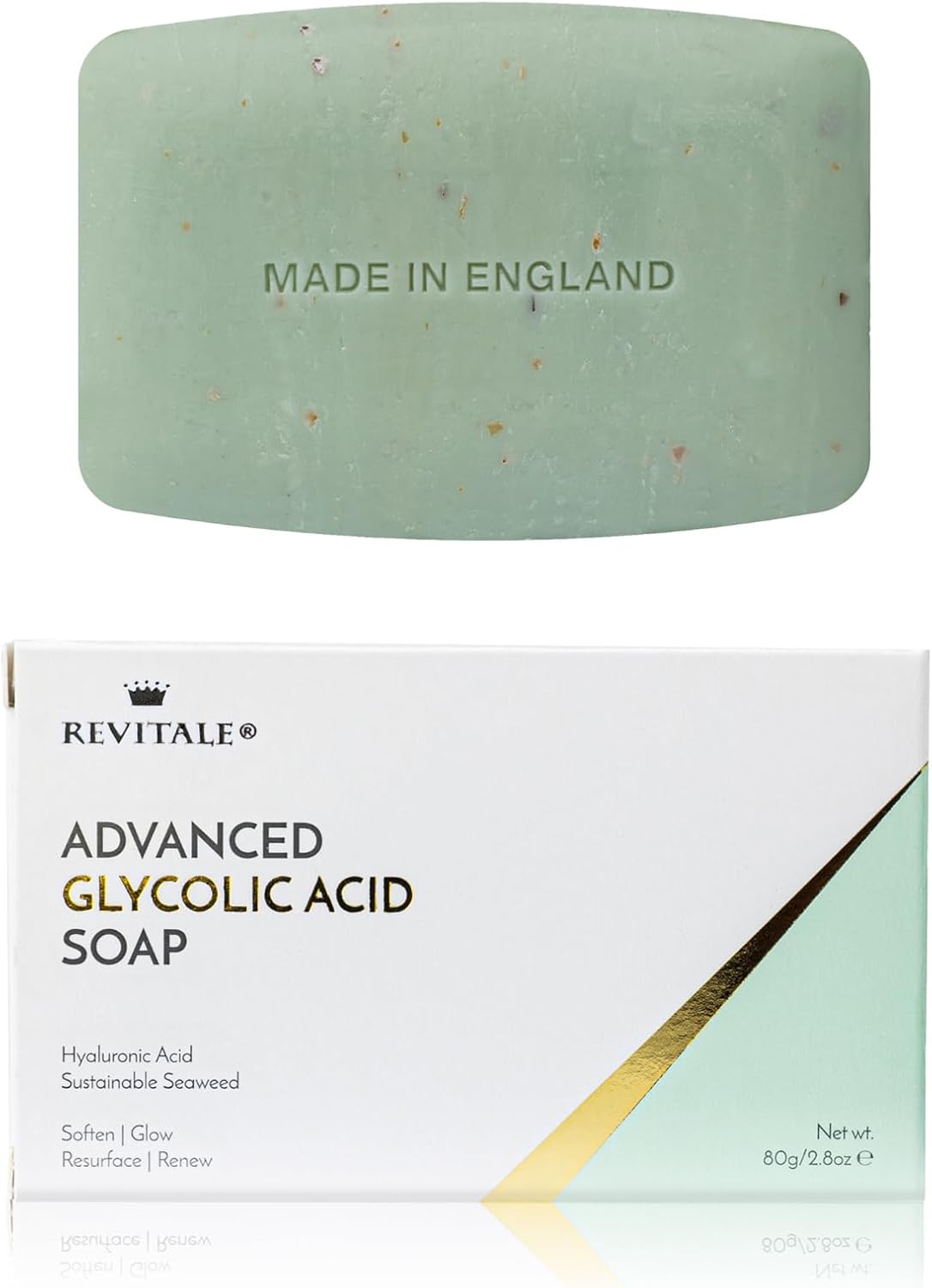 Revitale Advanced Glycolic Acid Soap – Soften, Glow, Resurface & Renew Bar