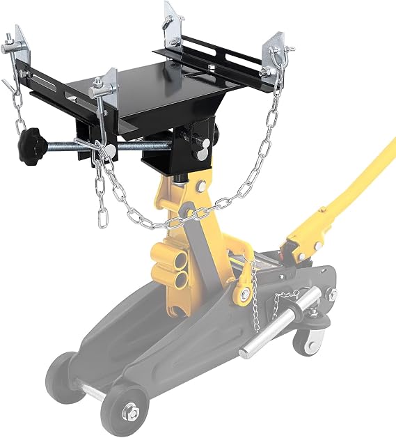 Transmission Jack Adapter for Cars, Trucks, and Other Vehicles, 1/2 Ton Universal Transmission Jack Adapter,1100 lbs/0.5 T Loading Gearbox Removal Adaptor for Hydraulic Floor Jack Conversion Garage