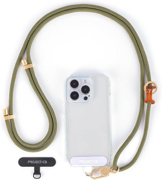 Cell Phone Lanyard 1,Phone Tether Tab 2,Phone Crossbody Strap,Lanyards for Around the Neck,Adjustable Phone Strap(Green-G)