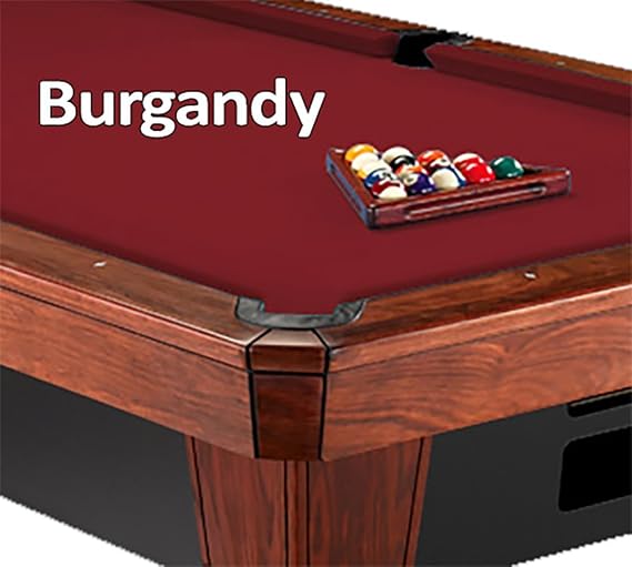 Simonis 860 Burgundy Pool Table Cloth - 9'