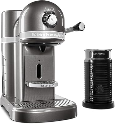 KitchenAid KES0504MS Nespresso Bundle, Medallion Silver