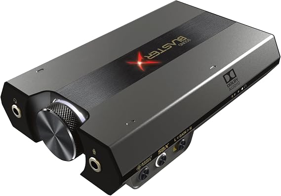Sound BlasterX G6, Hi-Res Gaming DAC, Headphone Amp, 7.1 Surround, Dolby