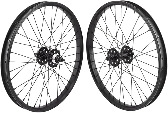 SE Bikes 20" BMX Wheelset - BLACK