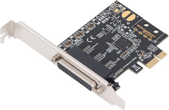 PCIe R232 Serial Adapter Card, 4 Port RS232 PCI Express Serial Card with ASIX AX99100 Chip, Supports 7 8 10 11,