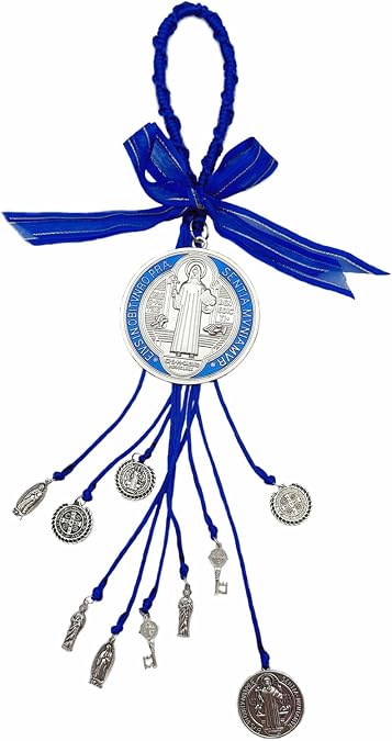 Saint Benedict Medal/Virgin Mary/San JudasTadeo Blessing Charm San Benito Medalla Gift for Men or Women
