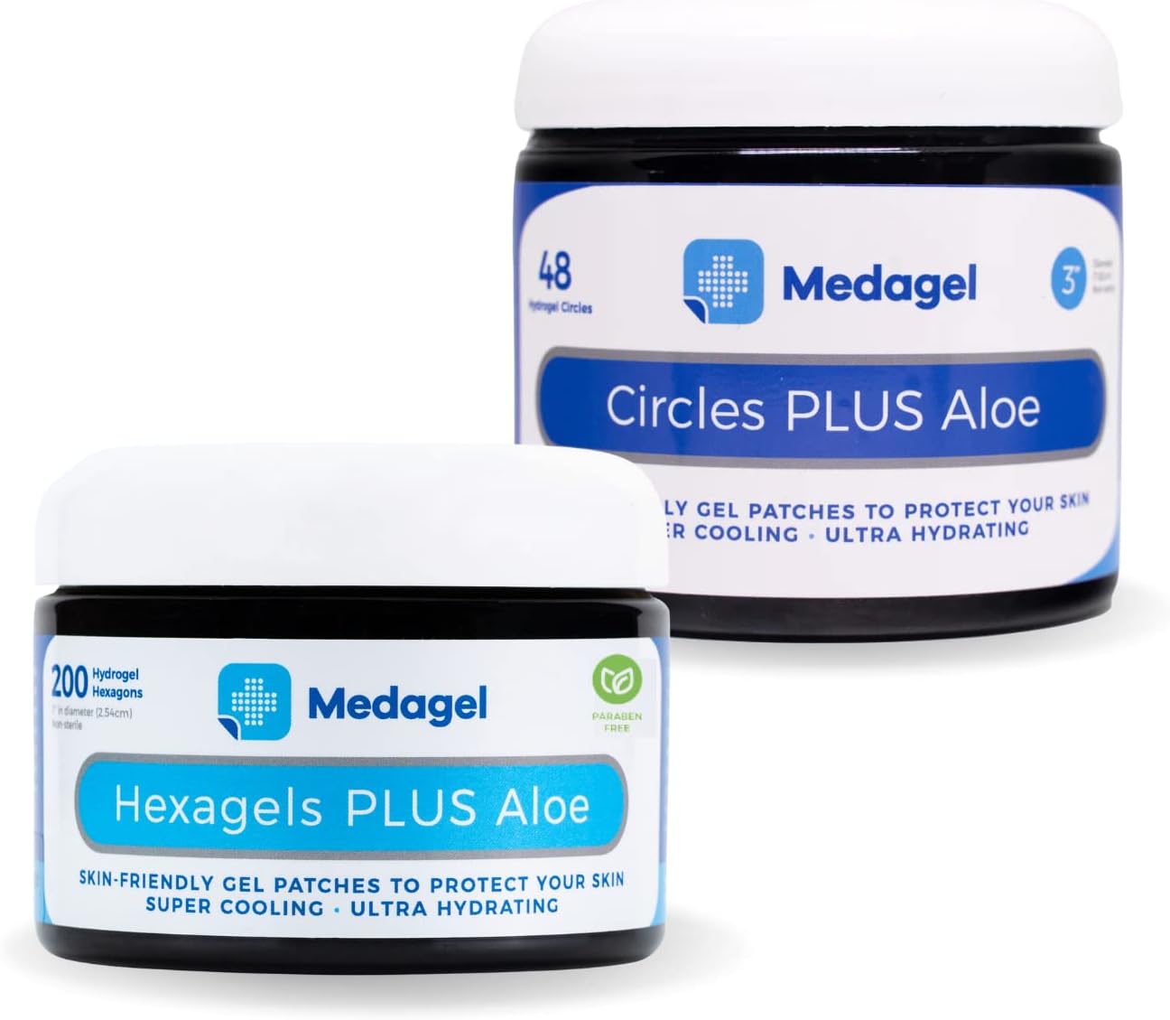 Hexagels Plus Aloe Vera Paraben Free Circles Plus Aloe, Paraben Free Hydrogel Pads