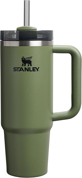 STANLEY Quencher H2.0 Flow State Tumbler, 30 oz, Dried Pine