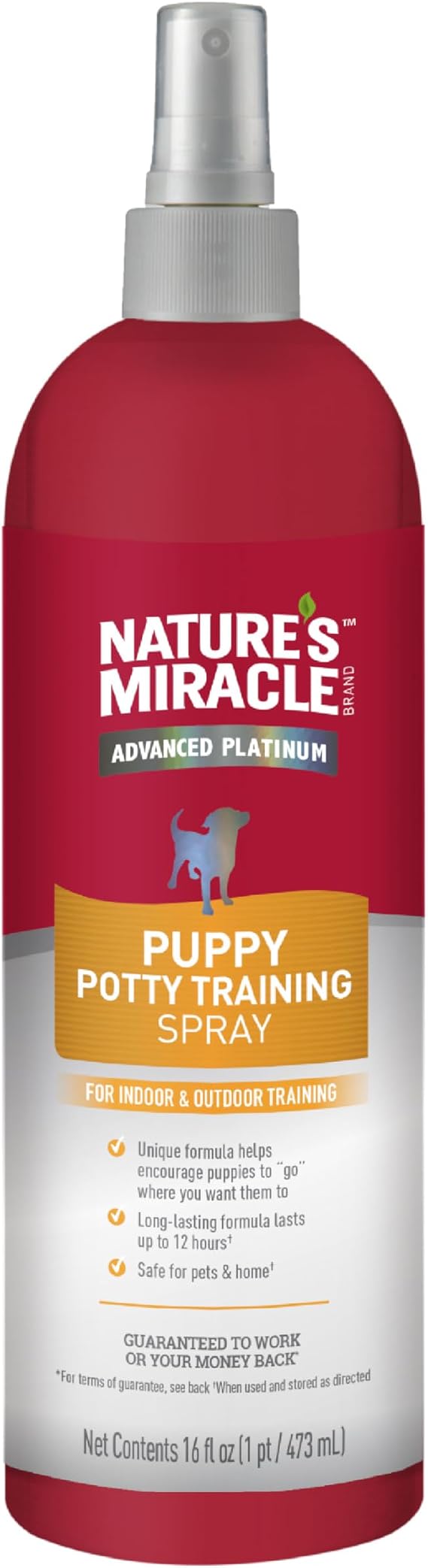 Nature's Miracle Advanced Platinum Puppy Potty Training Spray, 16 oz