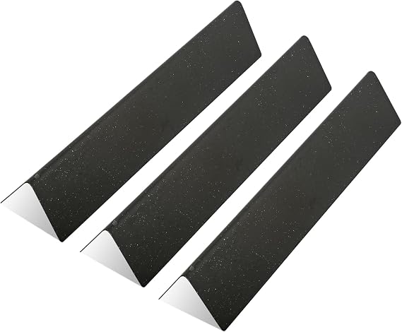 7635 Flavorizer Bars, Grill Replacement Parts for Weber Spirit I & II 200 Series, Spirit E210, E220, S210, S220 Gas Grills with Front-mounted Control Panel, Porcelain Enameled Heat Plate