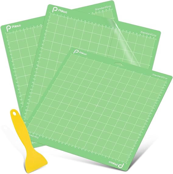 3 Pack Standard Grip Mat 12x12, Reusable Cutting Mats for Crafts, Cutting Mats for Maker 3/Maker/Explore 3/Air 2/Air/One