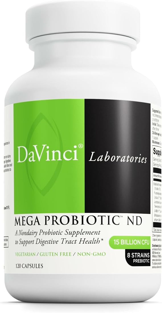 DAVINCI Labs Mega Probiotic ND, 120 Vegetarian Caps