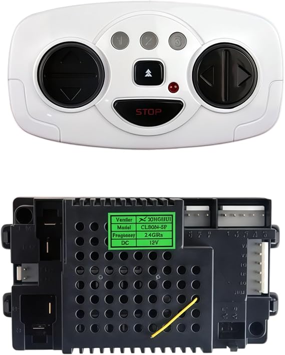 CLB084-8F 12V 2.4G Remote Control Receiver & Controller Board for XINGHUI Kids Electric Ride-On Car Parts(A Set)