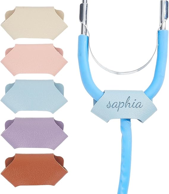 40Pcs 5 Styles Stethoscope Charms for Nurse Corss Stethoscopes Charm Alloy Cross Stethoscopes Charms Unique Stethoscope ID Name Tag Gift for Pediatric Doctor Veterinarian