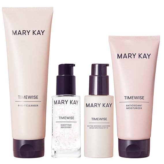 Mary Kay - TimeWise Miracle Set - Combination/Oily | Complete Skincare Set, Cleanses, Balances Excess Oil, Hydrates Skin, Supports Smoother-Looking Skin, Daily AM And PM Routine