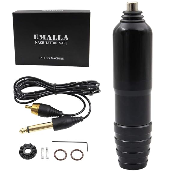 Rotary Tattoo Pen Machine - SOTICA Rotary Tattoo Machine & Permanent Makeup Pen Tattoo Gun with Cartridge Tattoo Pen rca Cord for Liner Shader Supply Cartridge Needles Tattoo Supplies
