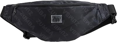 ZUMBA Waist Pack for Women and Men Lightweight Fanny Pack Crossbody Bag with Adjustable Strap Black Travel Fanny Pack, Waist Pouch for Dance, Gym, Festivals, and Everyday Essentials