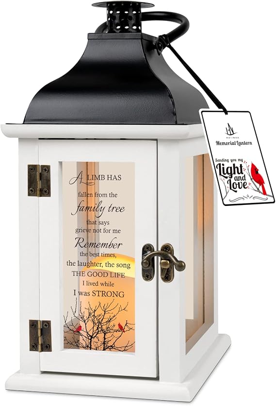 Memorial Lantern - Bereavement Sympathy Gifts for Loss of Loved One