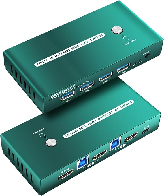 Kvm Switch HDMI (Green)