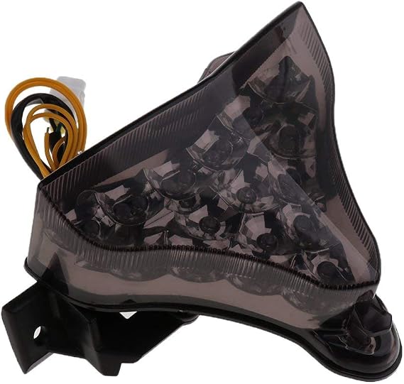 New Motorcycle Motor LED Turn Signal Brake Rear Tail Light for Yamaha YZF R1 2009-2014 - Smoke