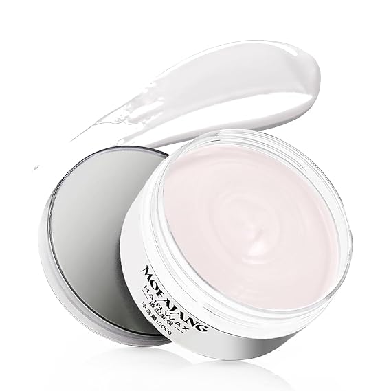 Wax, White Instantly Coloring Hair Paint Wax, Non-Greasy, Washable, Strong Holding for All Day for Halloween Parties Cosplay Masquerade