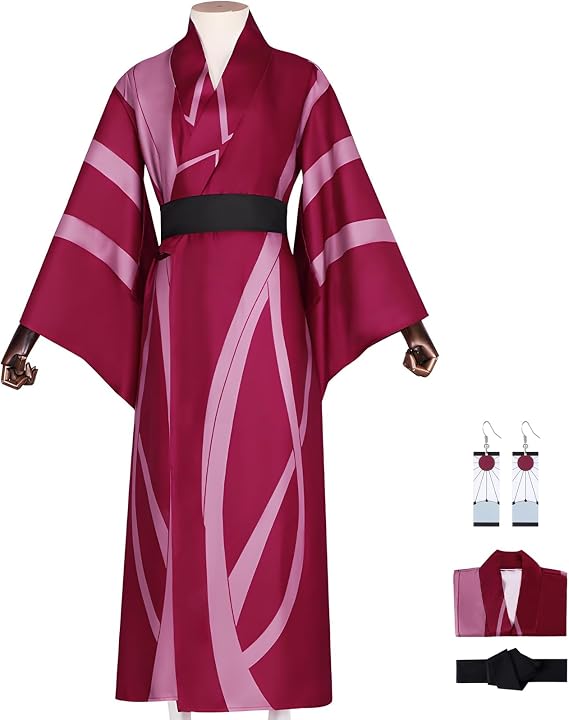 Juejuezi Tengen Uzui Cosplay Women Men Suma Hinatsuru Makio Cosplay Costume Kimono Dress Outfit Uniform for Adult