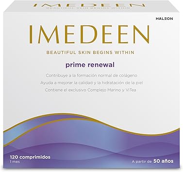 IMEDEEN Prime Renewal Anti-Aging Dietary Supplement   ViTea, Marine Complex, Vitamin C, E, and Zinc   Contributes to collagen formation   120 tablets