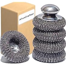 Stainless Steel Wool Scrubber with Handles