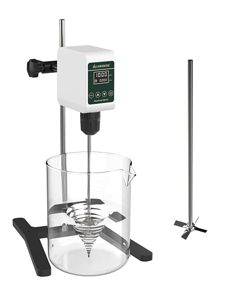 OS-5S Overhead Stirrer, 10L(H2O), 100-1200RPM, 10000mPas, H-Base
