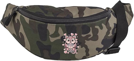 Hippowarehouse Bubble Tea Armadillo Waist Pack Bum Bag Festival Accessory 38x14x8cm 2.5 litres