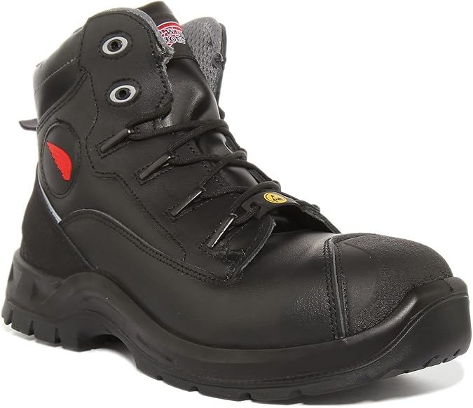 Red Wing 3205 Men's Safety Lace Up Non Met Toe Knee High Boot