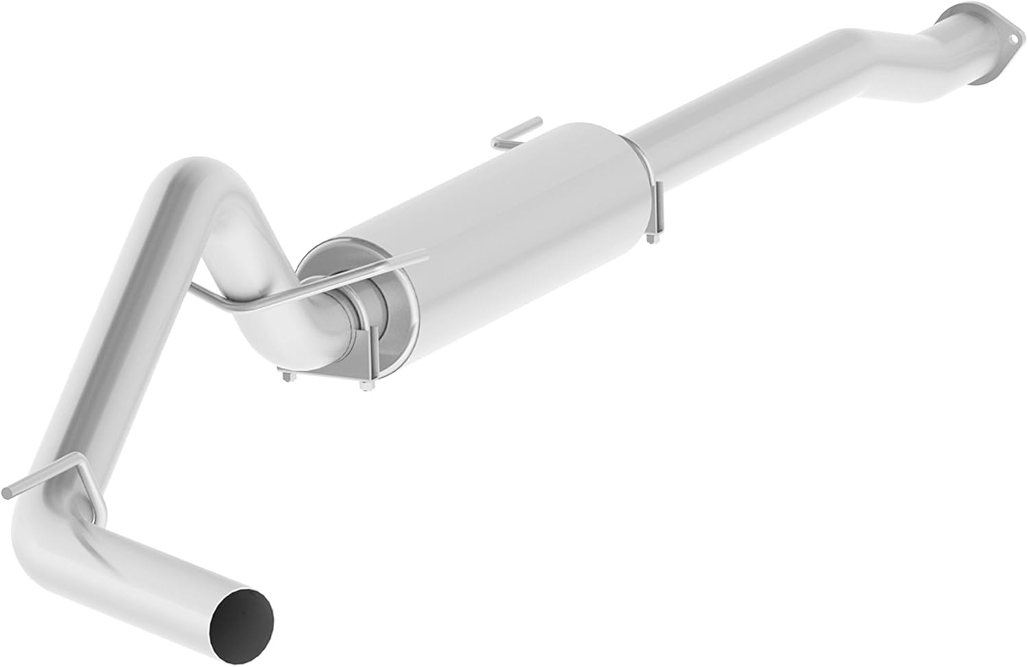 MBRP S5338P 3 Cat Back, Single Side Exit for Toyota Tacoma, Aluminum