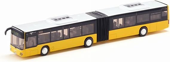 Siku 3736, Articulated Bus, 1:50, Metal/Plastic, Yellow, Rubber Tyres, Functional Doors