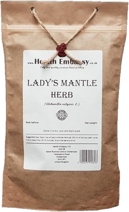 Health Embassy Lady's Mantle Herb (Alchemilla vulgaris L) (50g)