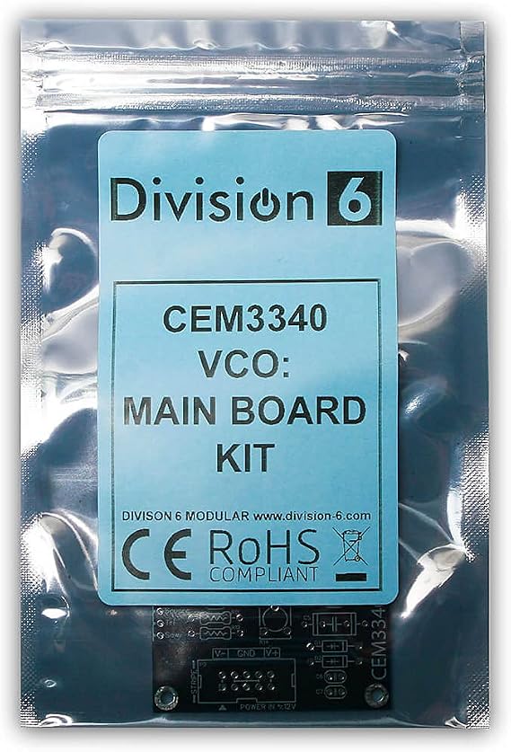 Division 6 CEM3340 VCO Oscillator Main Board Kit