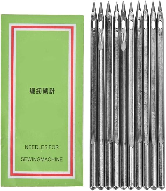 HEEPDD 10 Pcs Stainless Steel Shoe Repairing Machine Needle