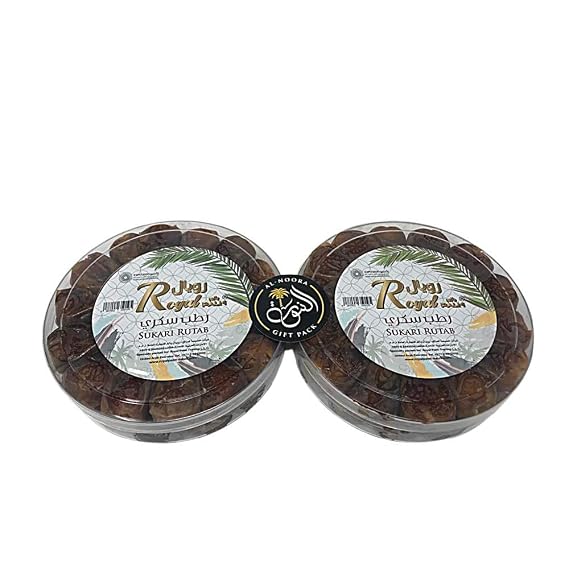 2 Pack of Al Madina Sukkary Rutub Fresh Dates 2X500g