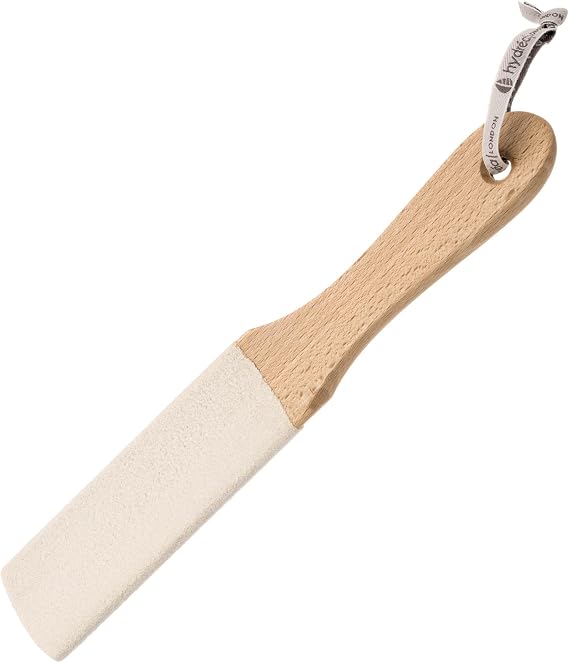 Hydrea London Curved Wooden Foot File with Ceramic Micro Crystals