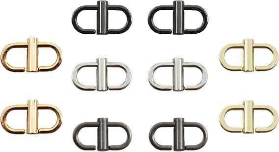Adjustable Metal Buckles for Chain Strap Bag, Chain Links Clothing Buckles Clip Shorten Length for Chain