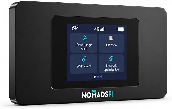 PocketFi X 4G LTE Black Mobile Hotspot Device with 10GB U.S. Data