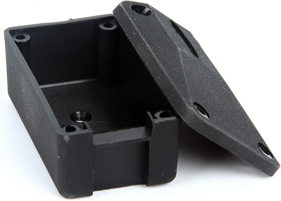 LCX Racing 1/10th RC Crawler Car RC Scale Nylon Receiver Box for Axial SCX10 II 90046 SCX10 57x34x26mm, Upgrades Parts Accessories