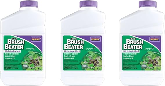 Bonide Poison Products 331 Concentrate Brush Weed Killer, 32-Ounce, Pack of 3