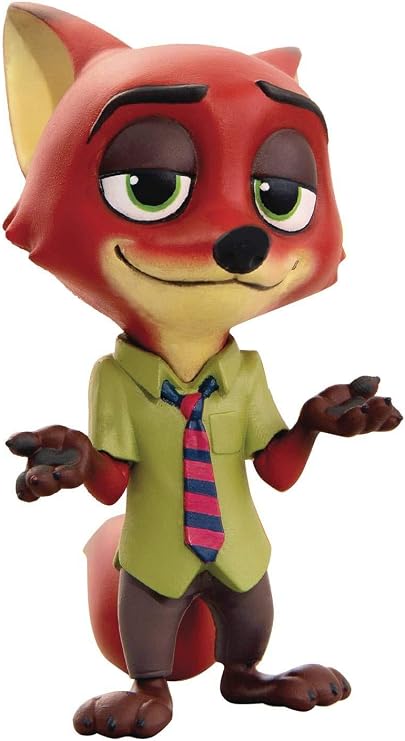 Beast Kingdom Disney Zootopia: Mea-006 Nick Mini Egg Attack Statue, Multicolor