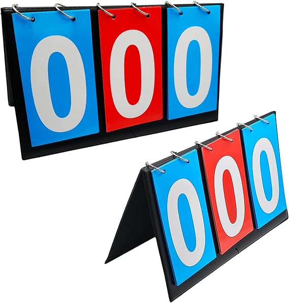 Instant Flip Scoreboard Portable Score Keeper for All Sports & Games
